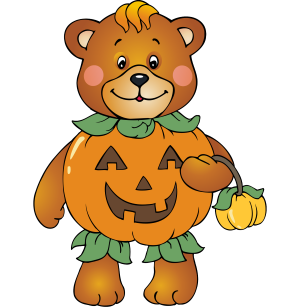 a halloween bear